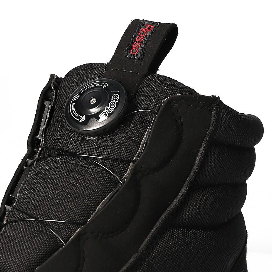 ライディングブーツ レディース 防水 ダイヤル式 シューレースアップ 女性用 バイク用  ROB-206 RossoStyleLab ロッソスタイルラボ | Rosso StyleLab | 03