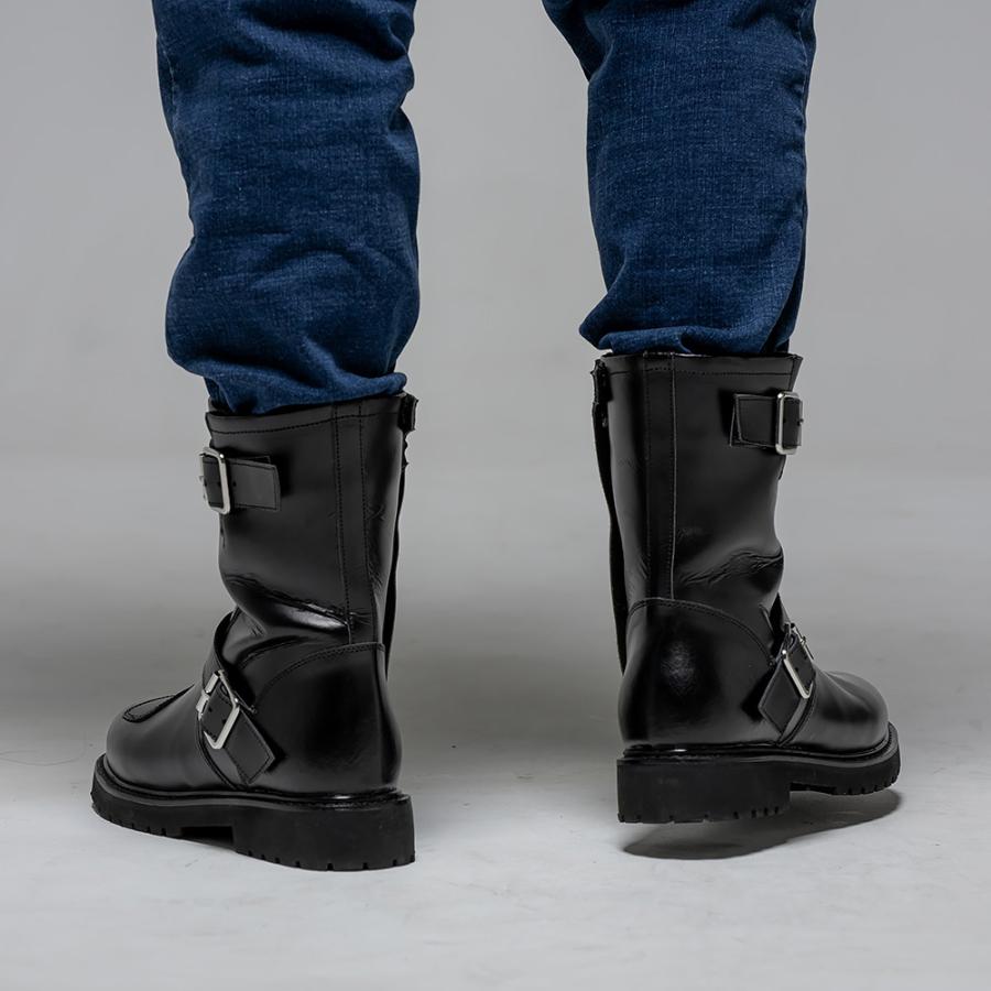 【防水】レディース バイク用 ライディングブーツ 本革シフトガード付き Rosso StyleLab ROB207 ロッソスタイルラボ 女性専用設計 エンジニアブーツ | Rosso StyleLab | 06