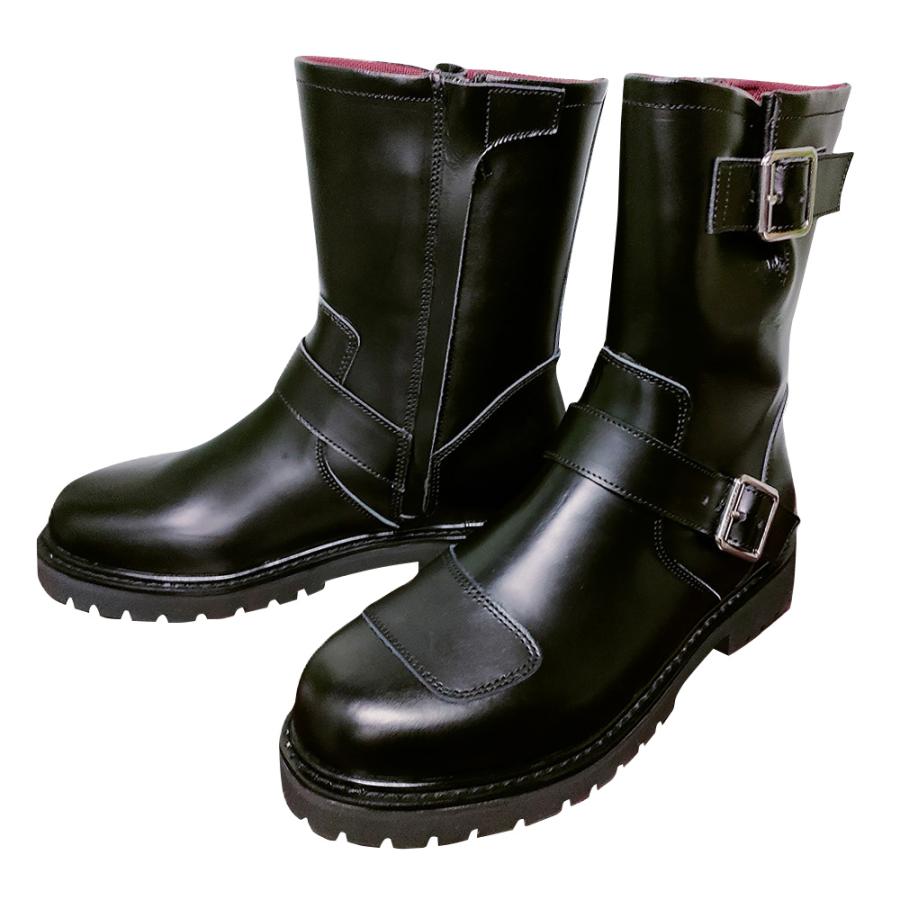 【防水】レディース バイク用 ライディングブーツ 本革シフトガード付き Rosso StyleLab ROB207 ロッソスタイルラボ 女性専用設計 エンジニアブーツ | Rosso StyleLab | 01