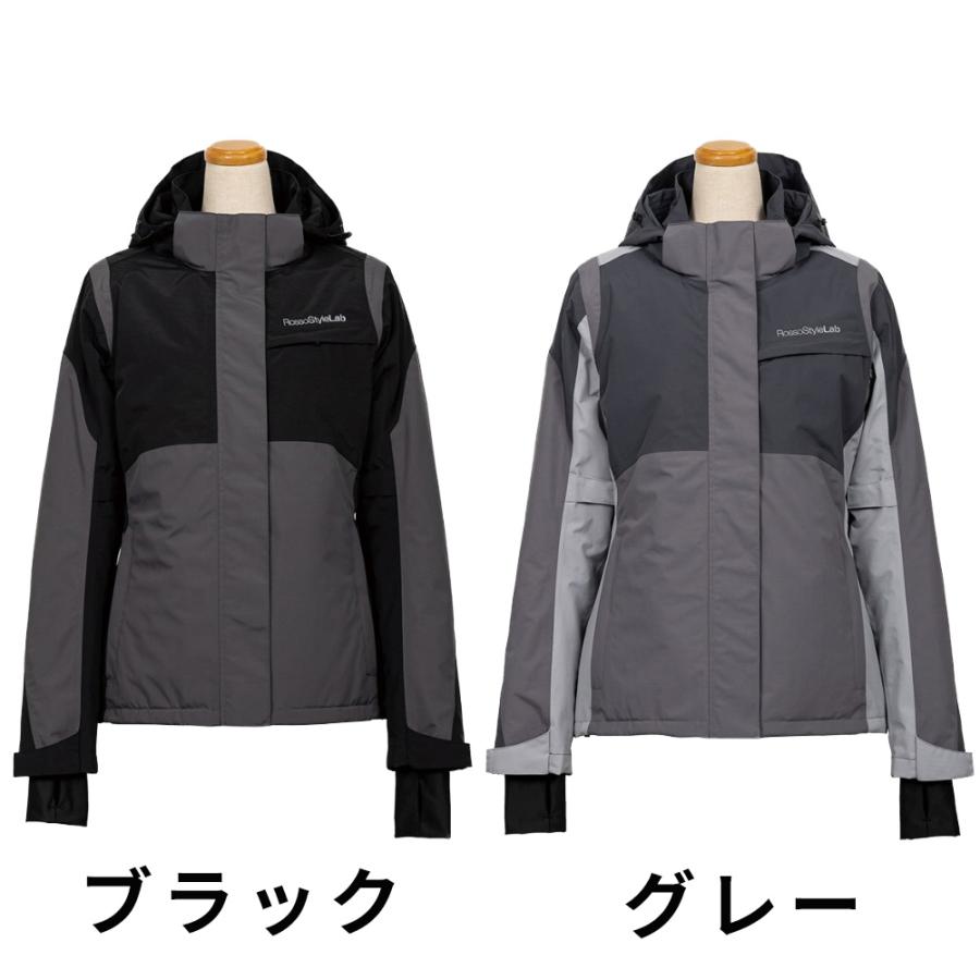 【廃番在庫限り特価】レディース バイク 秋冬 ライダース ウィンター ジャケット プロテクター付属 Rosso StyleLab ロッソスタイルラボ ROJ0997 | Rosso StyleLab | 01