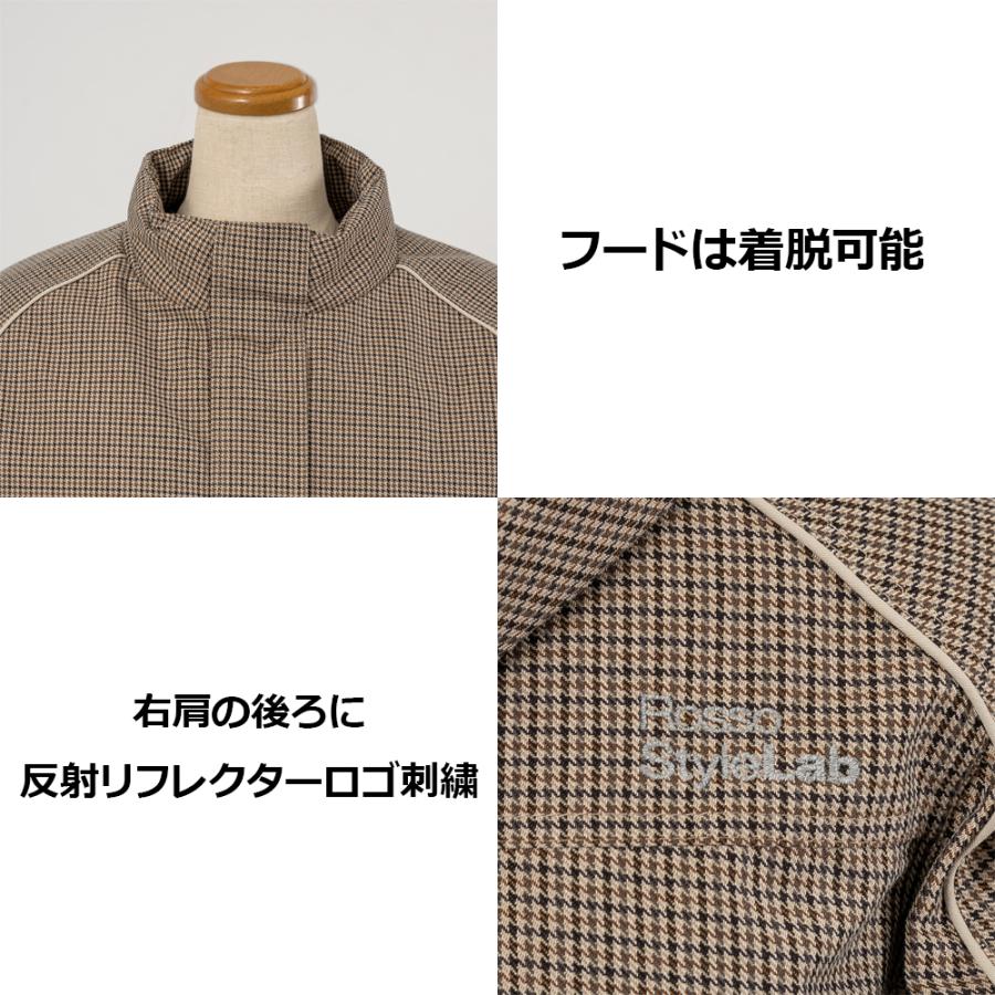 レディース バイク モッズコート ウィンター ジャケット プロテクター付属 防寒 防風 撥水 軽量 オートバイ | Rosso StyleLab | 12