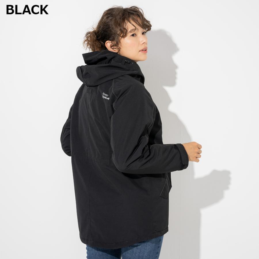 レディース バイク モッズコート ウィンター ジャケット プロテクター付属 防寒 防風 撥水 軽量 オートバイ | Rosso StyleLab | 10