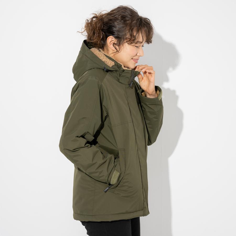 レディース バイク ジャケット ボアウィンタージャケット プロテクター付属 防寒 防風 軽量 オートバイ | Rosso StyleLab | 02