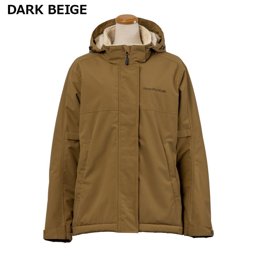 レディース バイク ジャケット ボアウィンタージャケット プロテクター付属 防寒 防風 軽量 オートバイ | Rosso StyleLab | 08