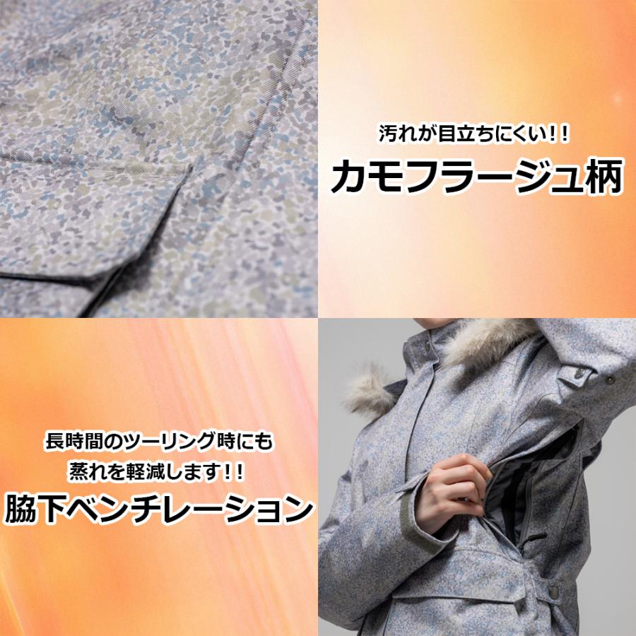 レディース バイク ジャケット ミリタリーウィンタージャケット プロテクター付 オシャレ かわいい ROJ1004 CS | Rosso StyleLab | 16