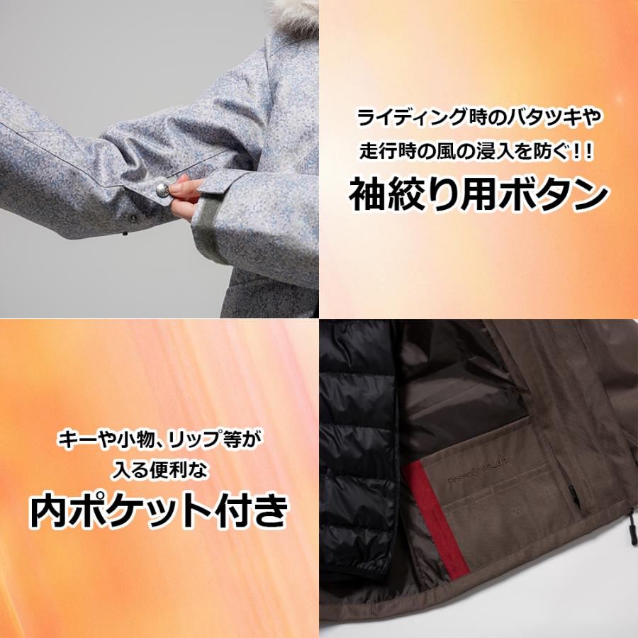 レディース バイク ジャケット ミリタリーウィンタージャケット プロテクター付 オシャレ かわいい ROJ1004 CS | Rosso StyleLab | 17