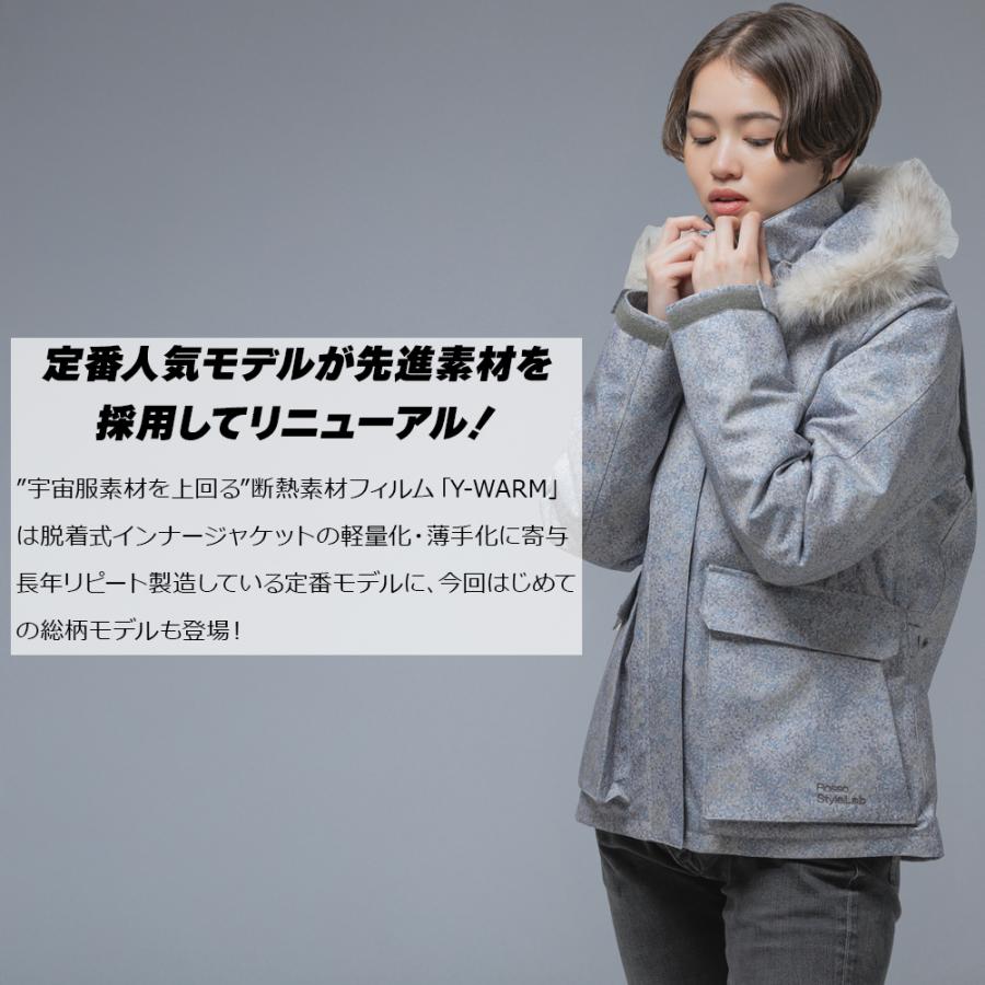 Rosso StyleLab レディース バイク ジャケット ミリタリーウィンター