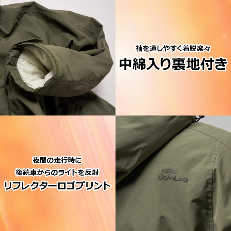 レディース バイク ジャケット モッズコート プロテクター付 オシャレ かわいい ROJ1006 CS | Rosso StyleLab | 14