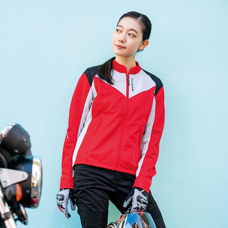 【廃番在庫限り特価】レディース バイク用 春夏 ミリタリージャケット 肩 肘 脊椎 胸部 プロテクター付属 Rosso StyleLab ロッソスタイルラボ ROJ-107 バイク | Rosso StyleLab | 04