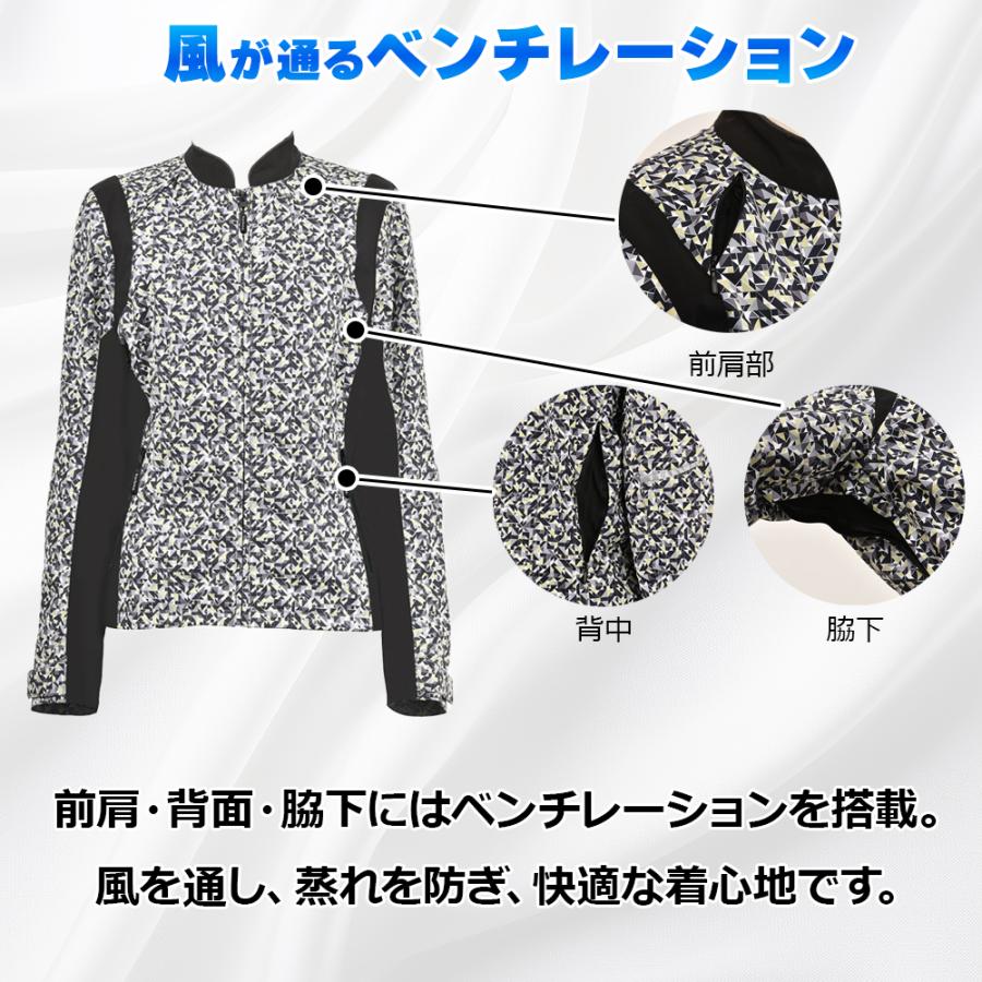 【廃番在庫限り特価】レディース バイク ジャケット 春夏 おしゃれ プロテクター付き ソフトシェルジャケット Rosso StyleLab ロッソスタイルラボ ROJ-109 | Rosso StyleLab | 05