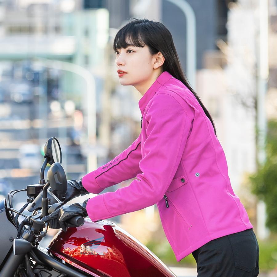 【廃番在庫限り特価】レディース バイク用 春夏 メッシュジャケット 肩 肘 脊椎 胸部 プロテクター付属 Rosso StyleLab ロッソスタイルラボ 5サイズ ROJ-113 | Rosso StyleLab | 07