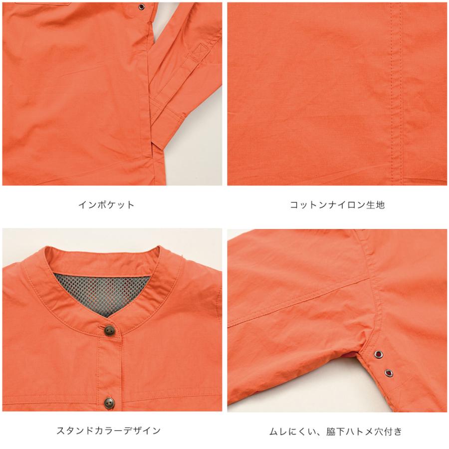 【廃番在庫限り特価】レディース バイク ジャケット バンドカラー シャツ 肩 肘 脊椎 胸部 プロテクター付属 Rosso StyleLab ロッソスタイルラボ ROJ-118 | Rosso StyleLab | 05