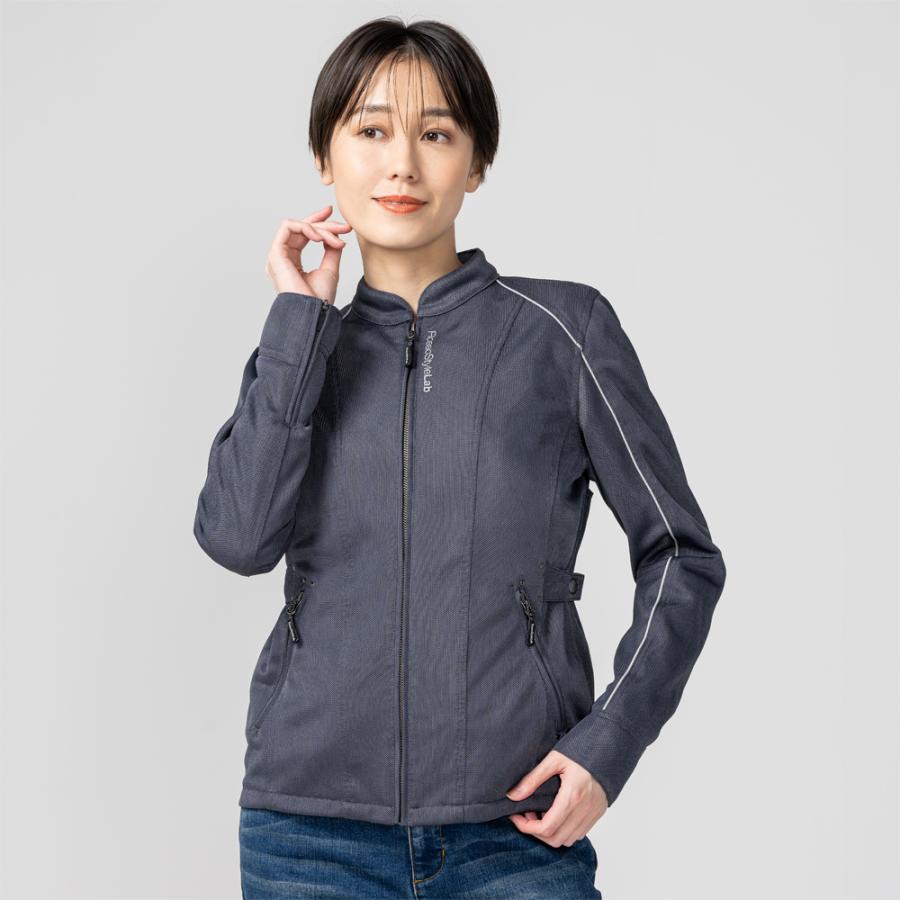 【廃番在庫限り特価】バイク レディース ジャケット 夏 メッシュジャケット 肩 肘 脊椎 胸部 プロテクター付属 Rosso StyleLab ロッソスタイルラボ ROJ120 | Rosso StyleLab | 10