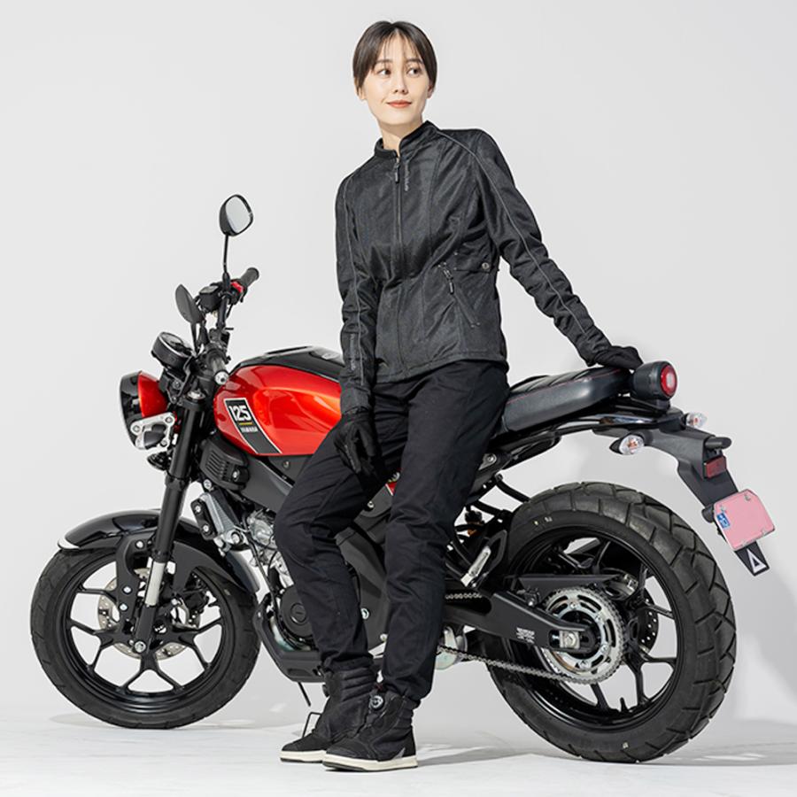 【廃番在庫限り特価】バイク レディース ジャケット 夏 メッシュジャケット 肩 肘 脊椎 胸部 プロテクター付属 Rosso StyleLab ロッソスタイルラボ ROJ120 | Rosso StyleLab | 16