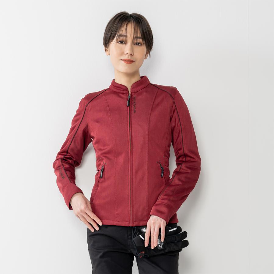 【廃番在庫限り特価】バイク レディース ジャケット 夏 メッシュジャケット 肩 肘 脊椎 胸部 プロテクター付属 Rosso StyleLab ロッソスタイルラボ ROJ120 | Rosso StyleLab | 07