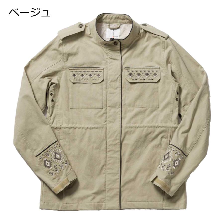 春 夏 モデル バイク レディース ジャケット 3色 / 4サイズ ミリタリージャケット 肩 肘 脊椎 胸部 プロテクター付属 Rosso StyleLab ロッソスタイルラボ ROJ123 | Rosso StyleLab | 04