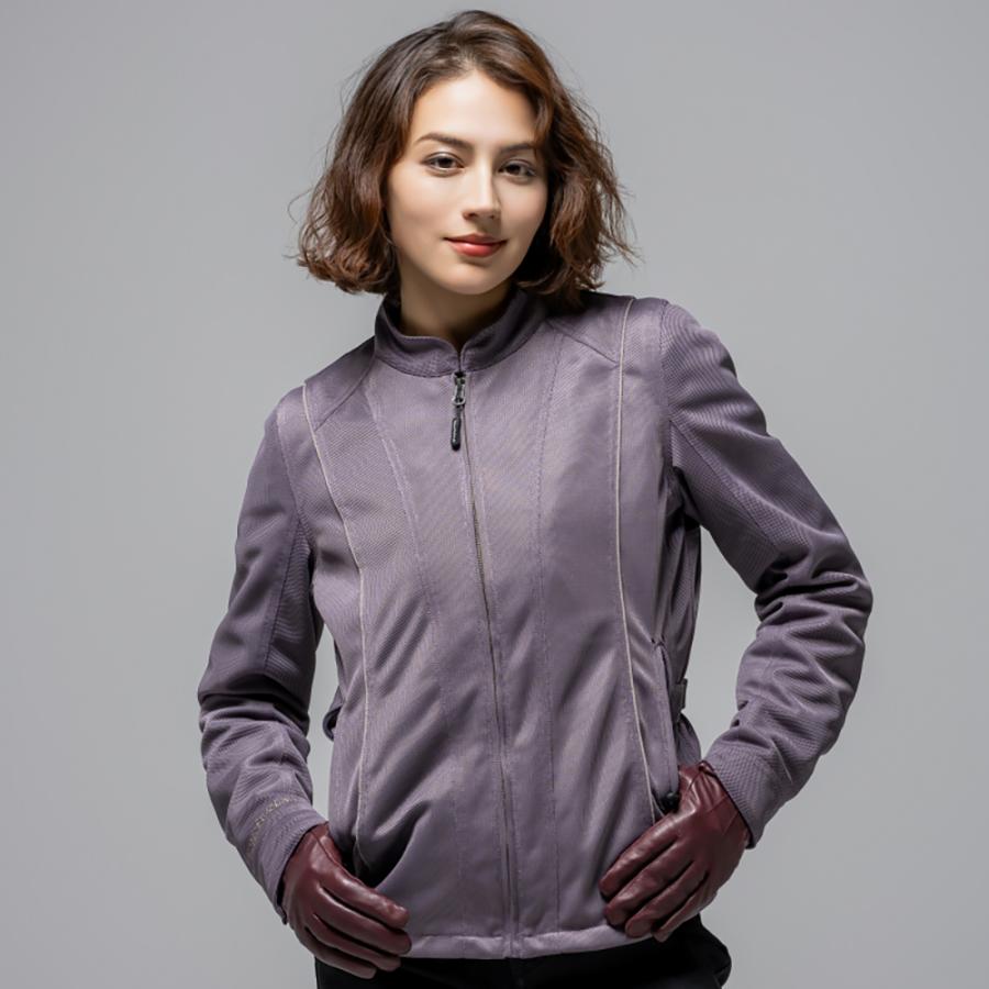 【2026春夏新作】RossoStyleLab レディース メッシュジャケット 夏用 防風インナー付き プロテクター標準装備 6サイズ展開 M+ L+ LL+ ワイドサイズ対応 | Rosso StyleLab | 10