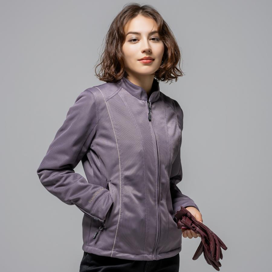 【2026春夏新作】RossoStyleLab レディース メッシュジャケット 夏用 防風インナー付き プロテクター標準装備 6サイズ展開 M+ L+ LL+ ワイドサイズ対応 | Rosso StyleLab | 11