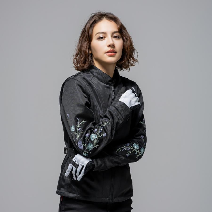 【2026春夏新作】RossoStyleLab レディース メッシュジャケット 夏用 防風インナー付き プロテクター標準装備 6サイズ展開 M+ L+ LL+ ワイドサイズ対応 | Rosso StyleLab | 04