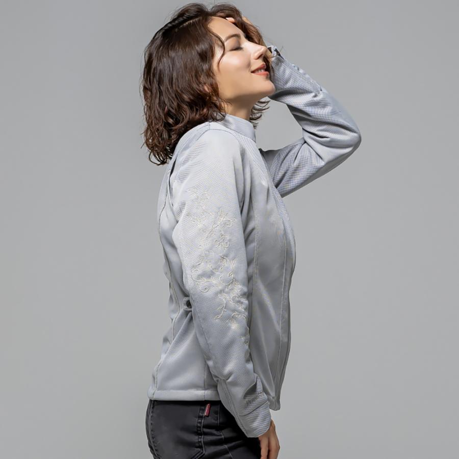 【2026春夏新作】RossoStyleLab レディース メッシュジャケット 夏用 防風インナー付き プロテクター標準装備 6サイズ展開 M+ L+ LL+ ワイドサイズ対応 | Rosso StyleLab | 01