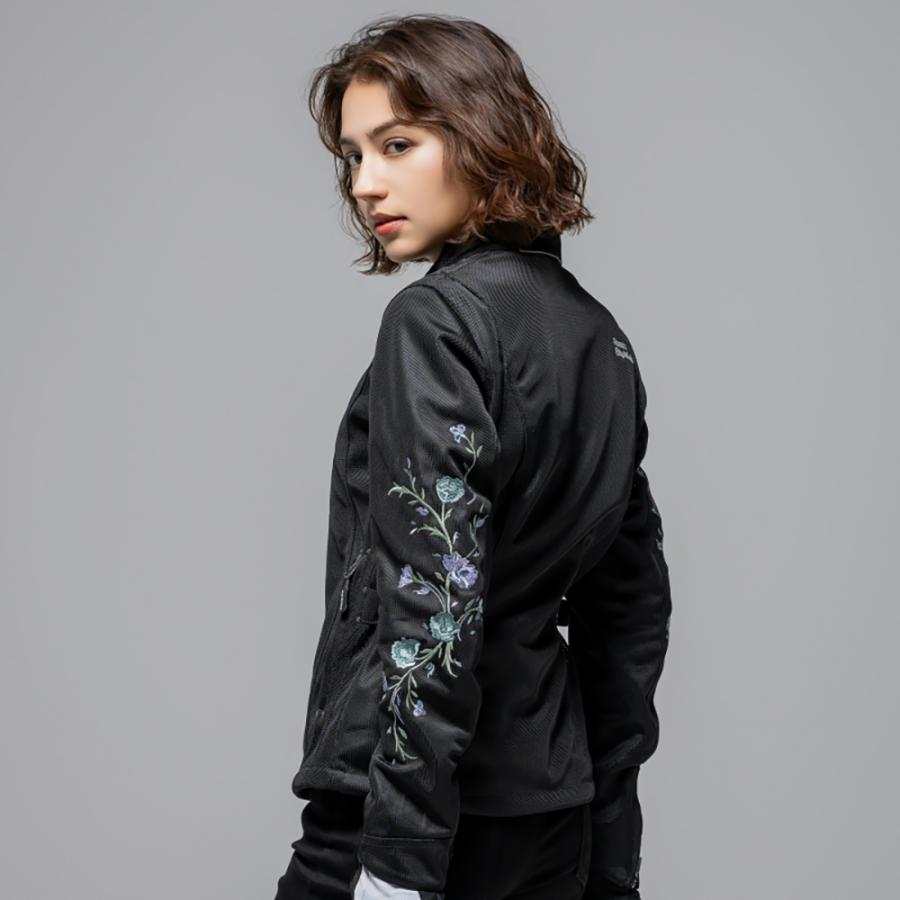 【2026春夏新作】RossoStyleLab レディース メッシュジャケット 夏用 防風インナー付き プロテクター標準装備 6サイズ展開 M+ L+ LL+ ワイドサイズ対応 | Rosso StyleLab | 05