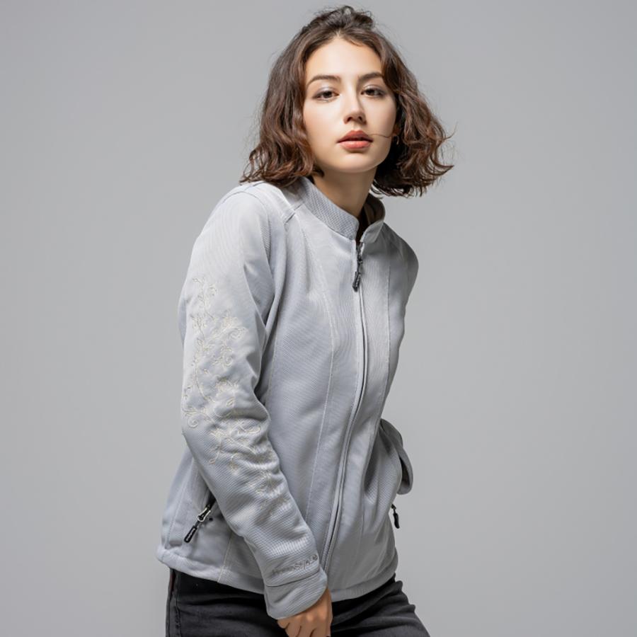 【2026春夏新作】RossoStyleLab レディース メッシュジャケット 夏用 防風インナー付き プロテクター標準装備 6サイズ展開 M+ L+ LL+ ワイドサイズ対応 | Rosso StyleLab | 02