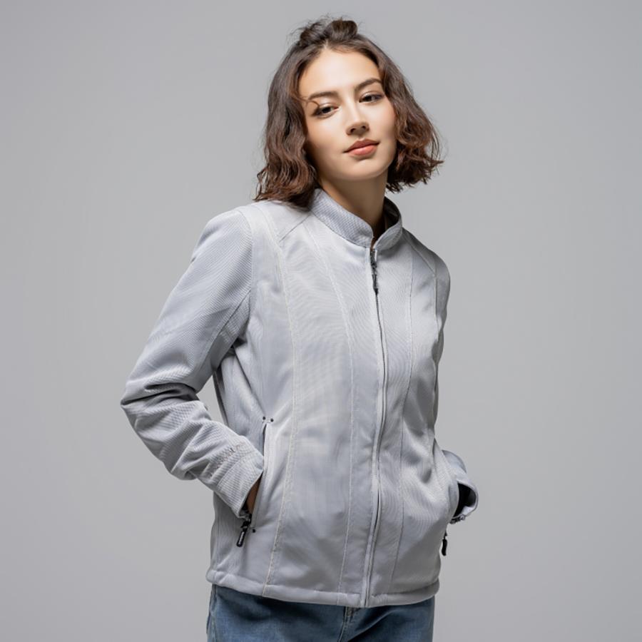 【2026春夏新作】RossoStyleLab レディース メッシュジャケット 夏用 防風インナー付き プロテクター標準装備 6サイズ展開 M+ L+ LL+ ワイドサイズ対応 | Rosso StyleLab | 08