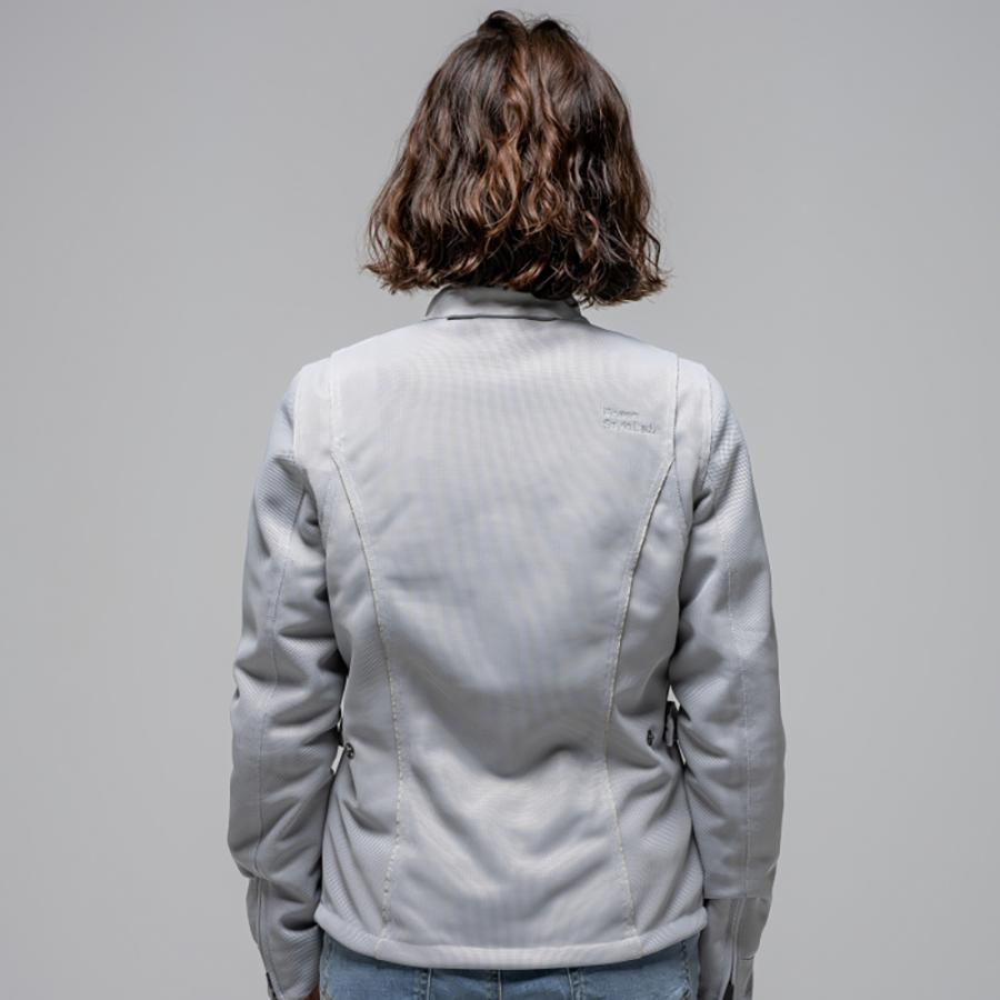 【2026春夏新作】RossoStyleLab レディース メッシュジャケット 夏用 防風インナー付き プロテクター標準装備 6サイズ展開 M+ L+ LL+ ワイドサイズ対応 | Rosso StyleLab | 09