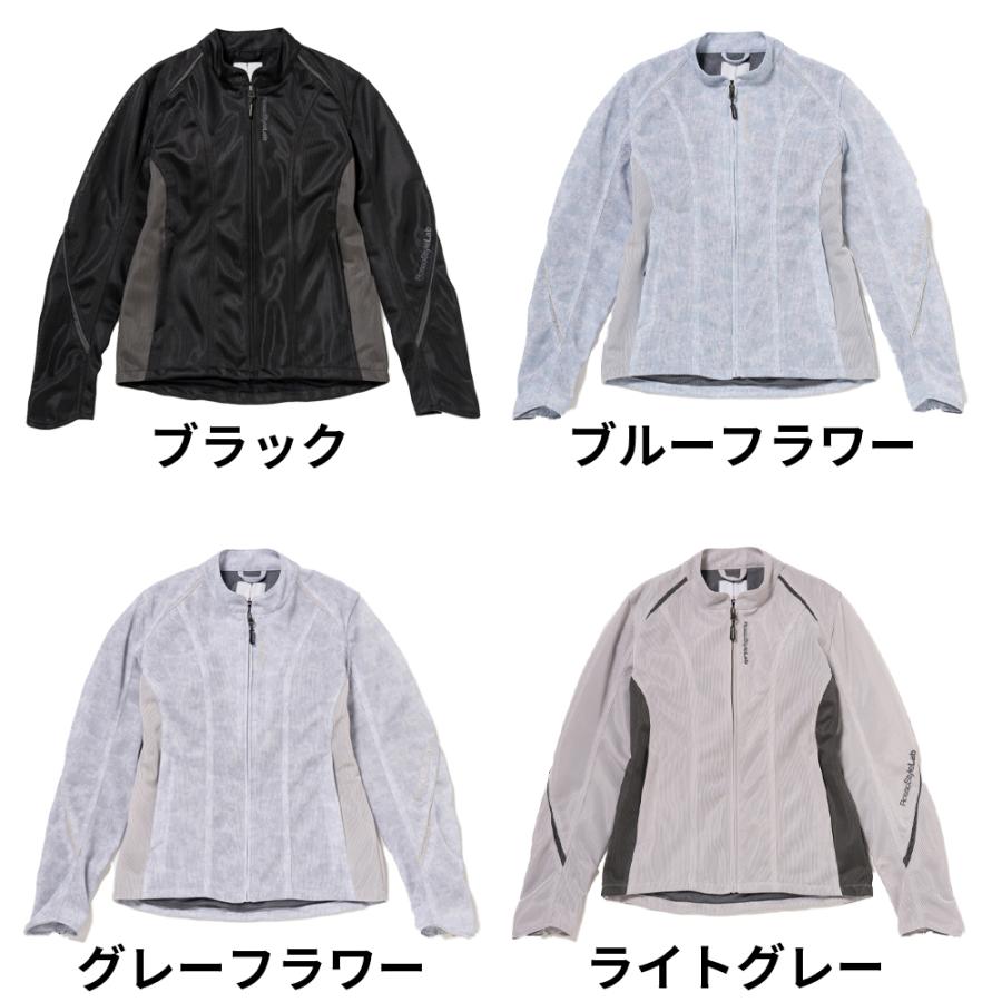 【2026春夏新作】レディース バイク メッシュジャケット 夏用 プロテクター標準装備 胸部メッシュ 通気性 細見え RossoStyleLab M+ L+ 大きいサイズ対応 | Rosso StyleLab | 16