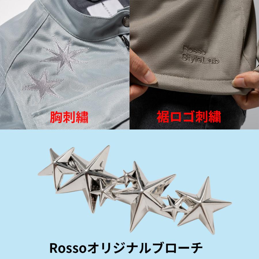【2026春夏新作】RossoStyleLab レディース バイク メッシュジャケット 夏用 フルメッシュ ミリタリー プロテクター標準装備 女性用 ジャケット 大きいサイズ | Rosso StyleLab | 13