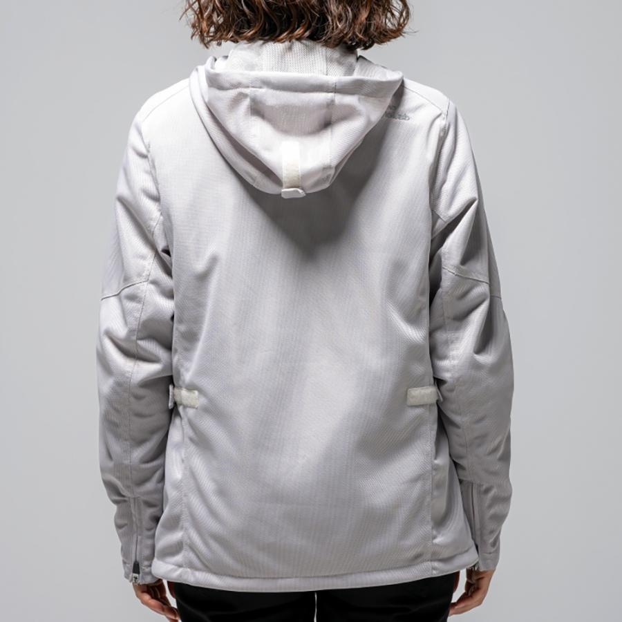 【2026春夏新作】RossoStyleLab レディース バイク メッシュジャケット フード付き 春夏用 防風インナー付き プロテクター標準装備 胸部メッシュ 通気性 女性用 | Rosso StyleLab | 06