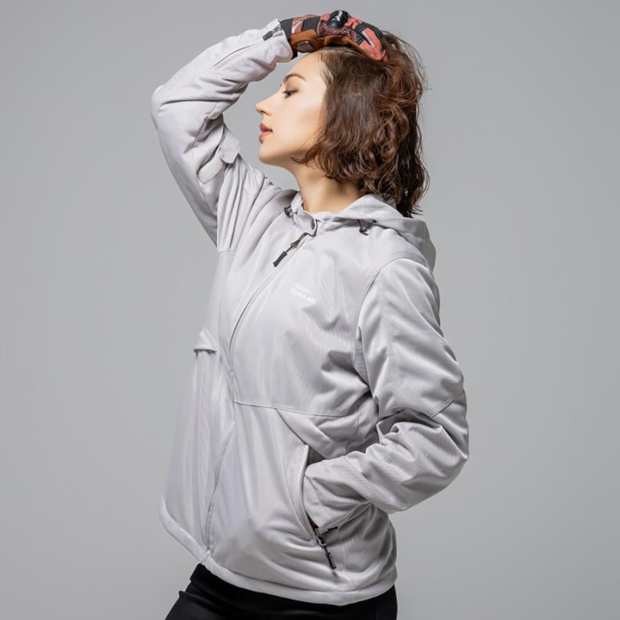 【2026春夏新作】RossoStyleLab レディース バイク メッシュジャケット フード付き 春夏用 防風インナー付き プロテクター標準装備 胸部メッシュ 通気性 女性用 | Rosso StyleLab | 05