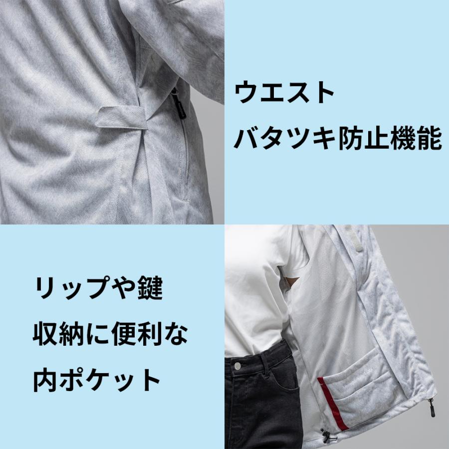 【2026春夏新作】RossoStyleLab レディース バイク メッシュジャケット フード付き 春夏用 防風インナー付き プロテクター標準装備 胸部メッシュ 通気性 女性用 | Rosso StyleLab | 15