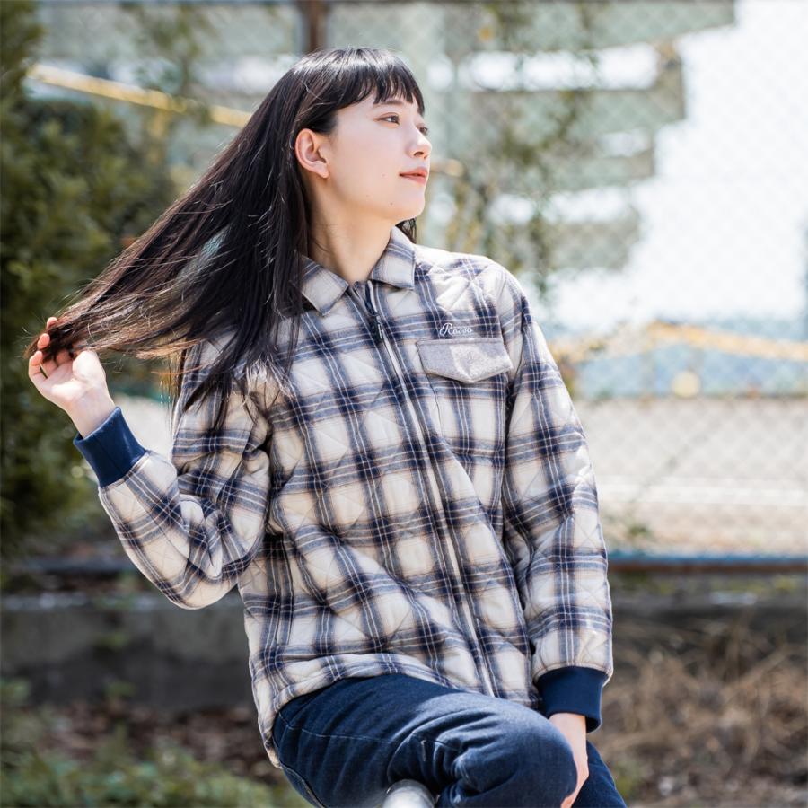 バイクジャケット 秋冬 バイクウェア レディース ブランド キルティング シャツ プロテクター付属  オシャレ かわいい | Rosso StyleLab | 02