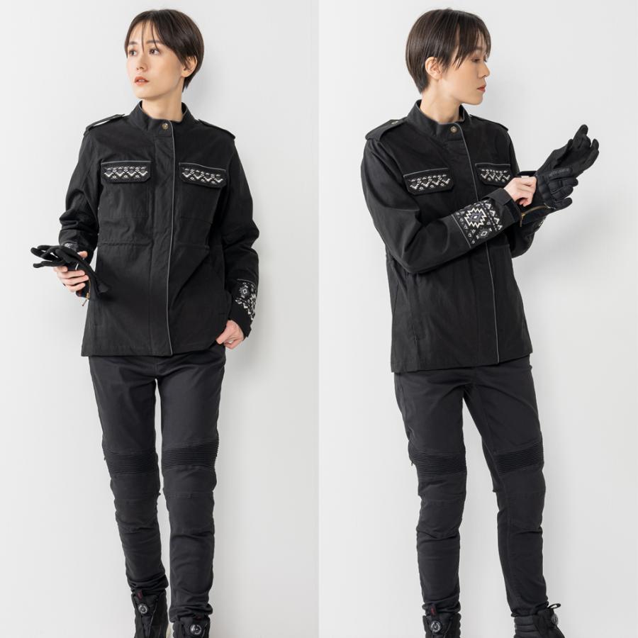 バイクパンツ 防寒 バイクウェア ライダーパンツ 春 夏 秋 冬 モデル バイク レディース 美脚 腰 膝 プロテクター付 おしゃれ | Rosso StyleLab | 12