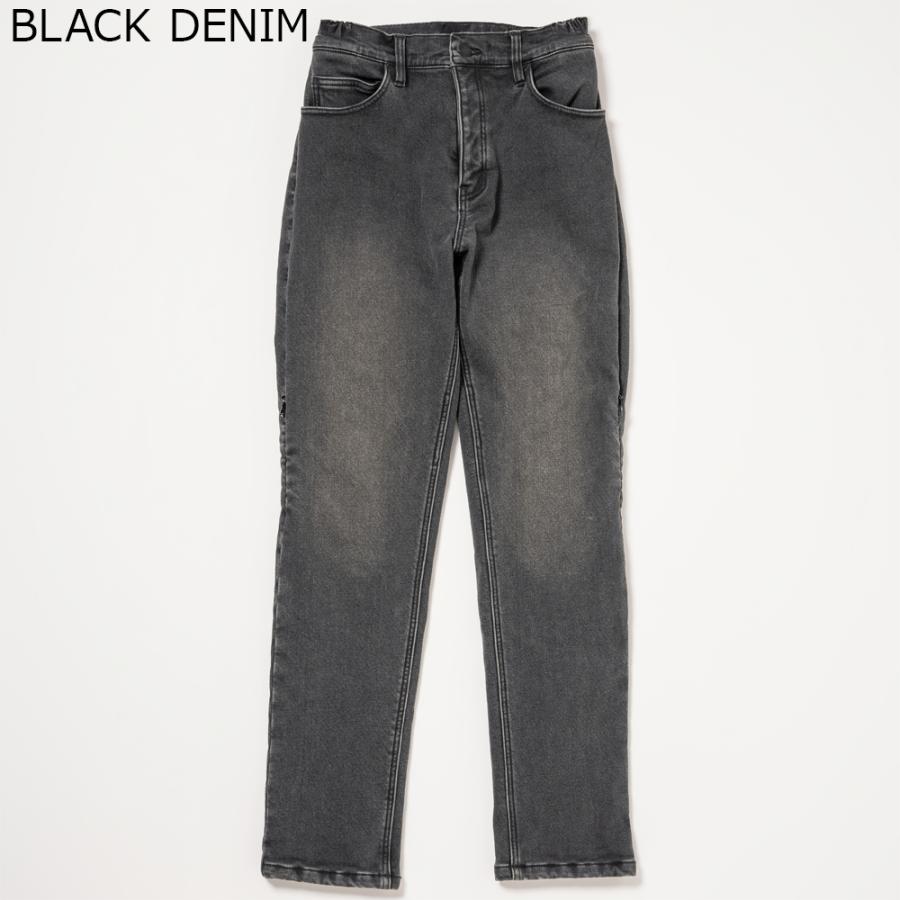 ジーンズ バイク レディース デニム パンツ 裏起毛ストレッチスリムパンツ プロテクター付 CS | Rosso StyleLab | 02