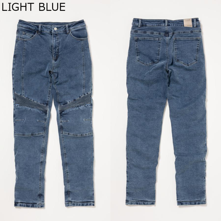 ジーンズ バイク レディース デニム パンツ ウォームストレッチパンツ プロテクター付 CS | Rosso StyleLab | 05