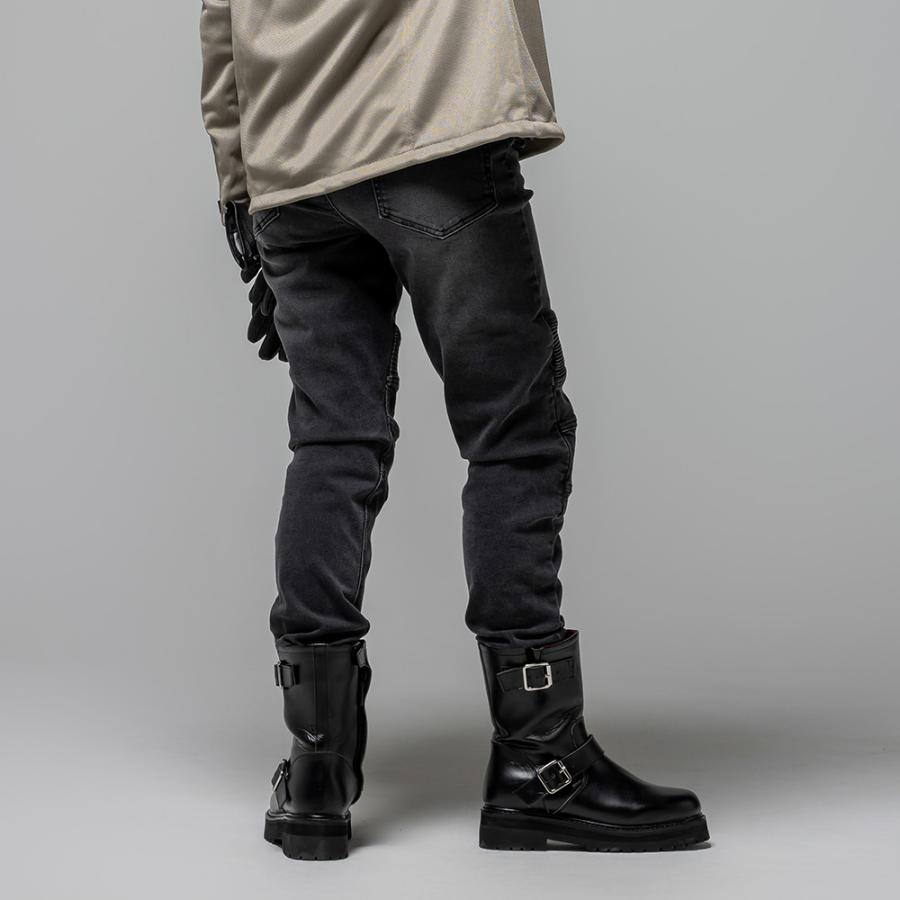 RossoStyleLab バイク用 ストレッチスキニーパンツ プロテクター標準装備 膝外入れタイプ 年中着用可 レディース ライディングパンツ 美脚 女性用 | Rosso StyleLab | 06