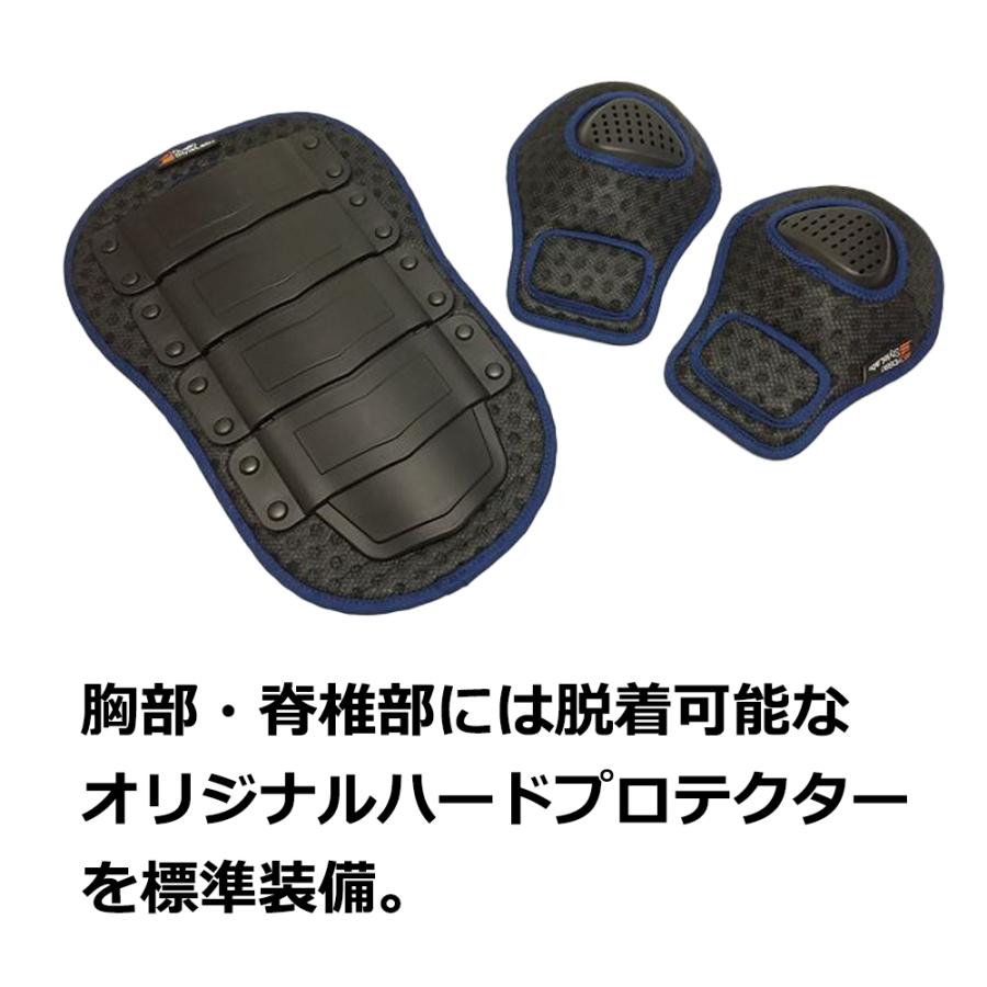 【廃番在庫限り特価】バイク プロテクター インナー レディース 半袖 Rosso StyleLab ROPRO-09 胸部 脊椎 プロテクター付き 吸汗速乾 軽量 女性用 バイクウェア | Rosso StyleLab | 04