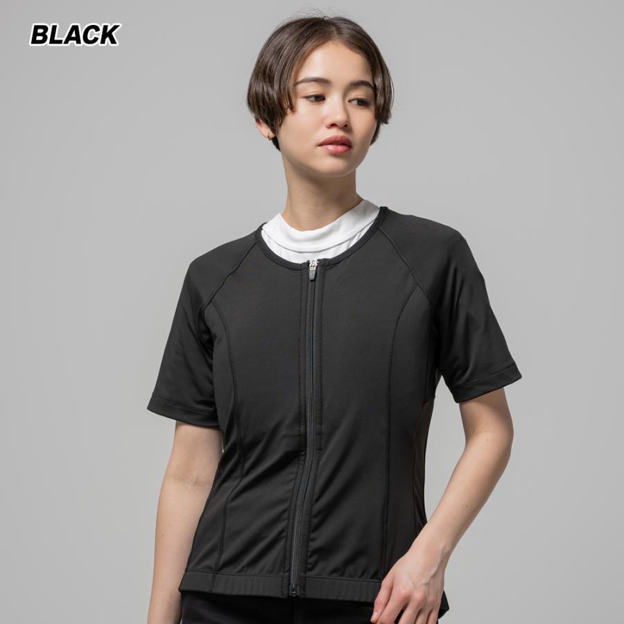 レディース バイク プロテクター インナー CE 胸部 脊椎 肩 半袖 女性用 Rosso StyleLab ROPRO11 プロテクトインナー POi DESIGN 軽量 薄型 バイクウェア 自転車 | Rosso StyleLab | 08