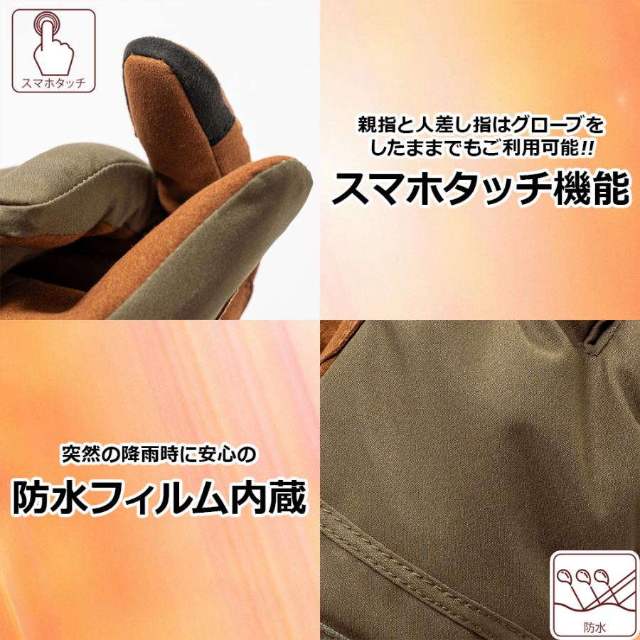 Rosso StyleLab（ロッソスタイルラボ） レディース バイク グローブ 冬