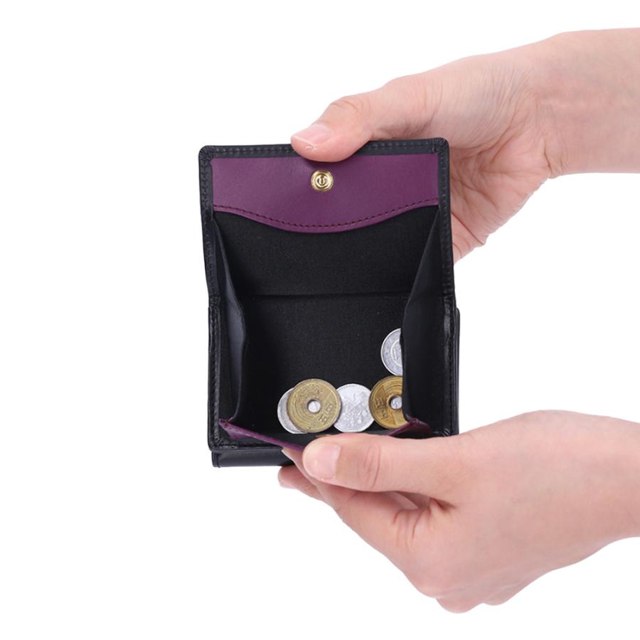 クロミ ミニ財布 KUROMI Sanrio サンリオキャラクター 本革 レディース