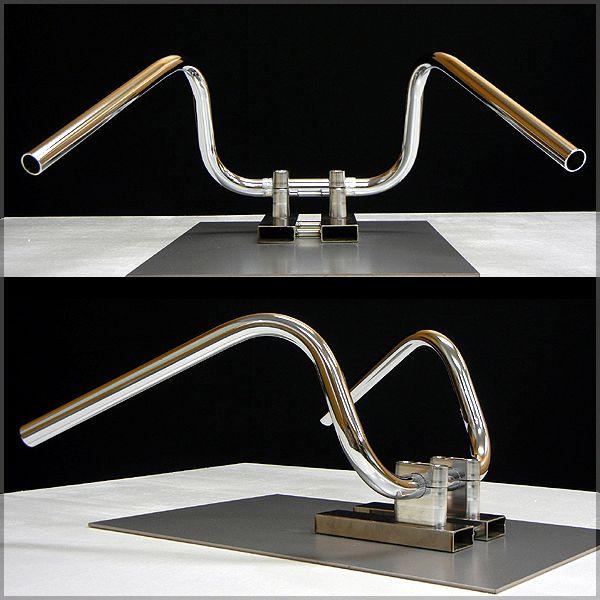 アップハン絞りハンドル 20cm 中型車・大型車バイク用 汎用品 | ブランド登録なし | 01