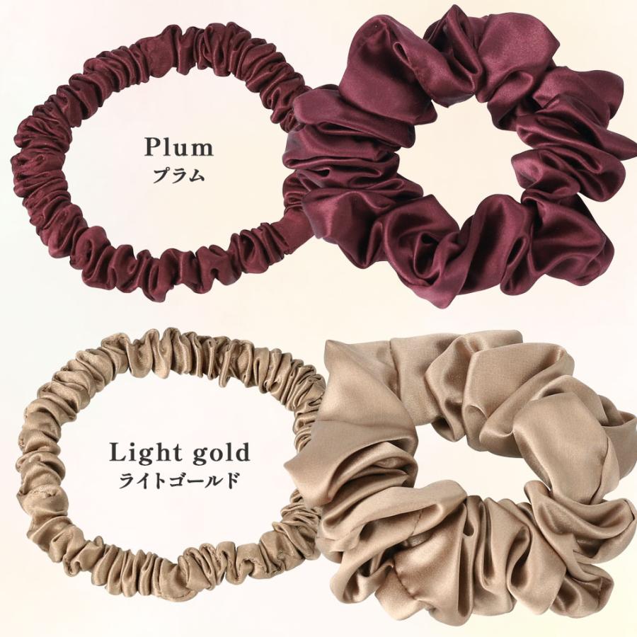 シルクシュシュ ヘアゴム シルク100％ 美髪 レディース 22匁 高級 おしゃれ 大きめ ヘアアクセサリー ヘア飾り |  | 25