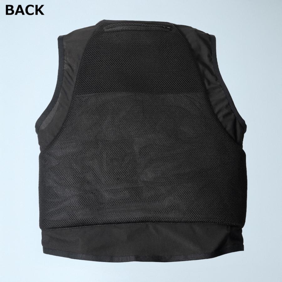 【新品】クールベスト 冷却機能付き メッシュ 黒 リアルスタイル REAL STYLE クールベスト 冷却 保冷剤 子供 夏 アイス