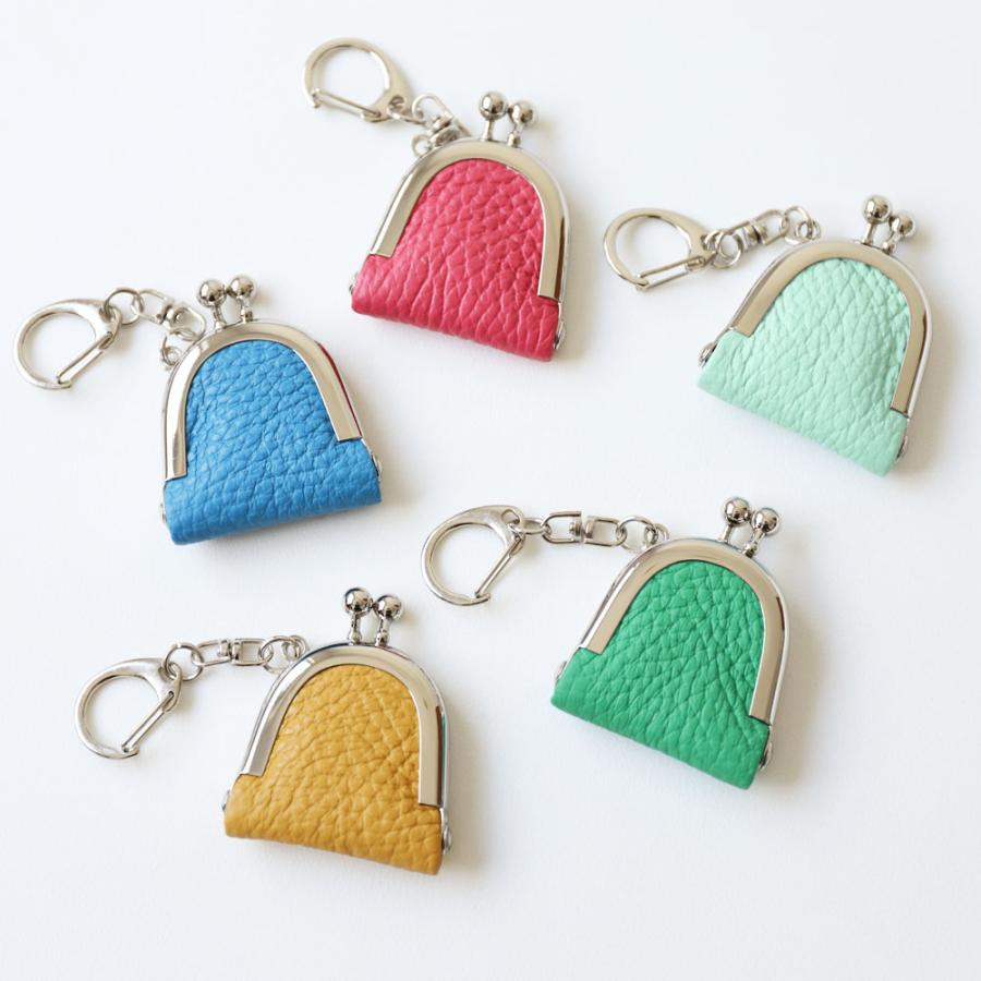 コインケース ミニ ご百縁ホルダー 牛革 がま口 小さい かわいい バッグチャーム ギフト プレゼント ナダヤ |  | 05