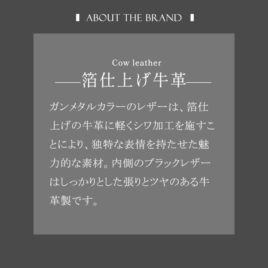 財布 レディース 長財布 天然皮革 牛革 メタリック カード入れ 大容量 ガンメタ ラウンドファスナー S.O.A Gunmeta |  | 02