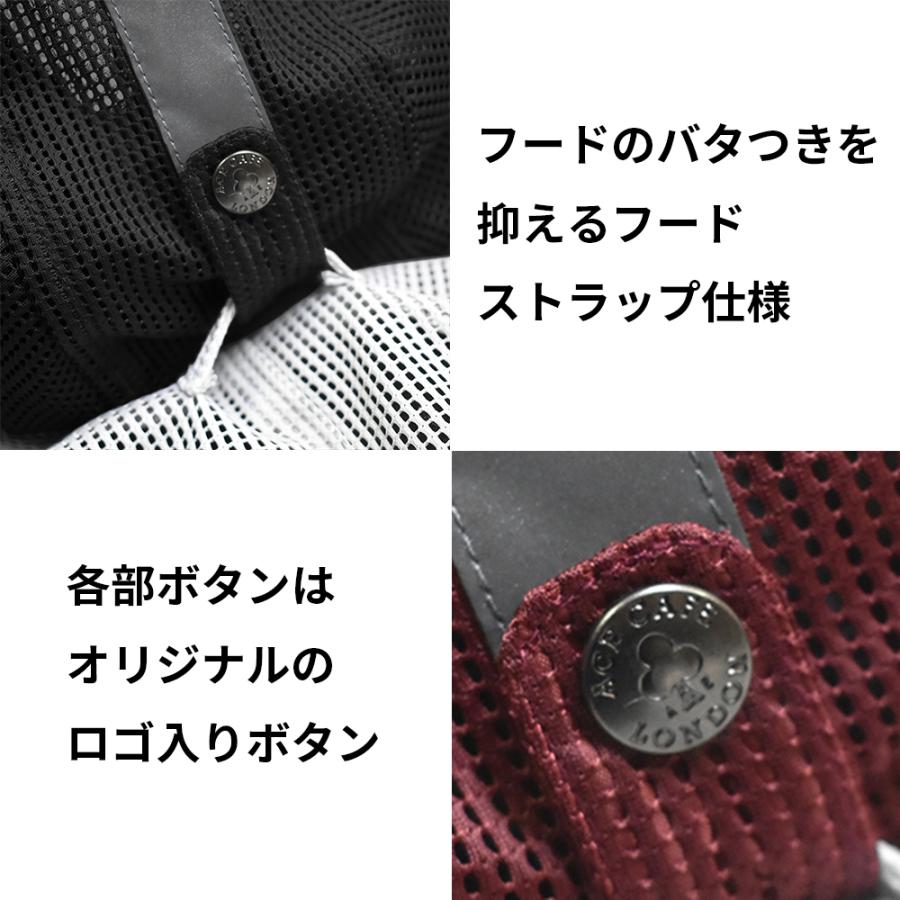 【2026新作】メッシュジャケット バイク用 夏用 シースルー フード付き 軽量 通気性抜群 プロテクター標準装備 メンズ レディース ACE CAFE LONDON | ACE CAFE LONDON | 15