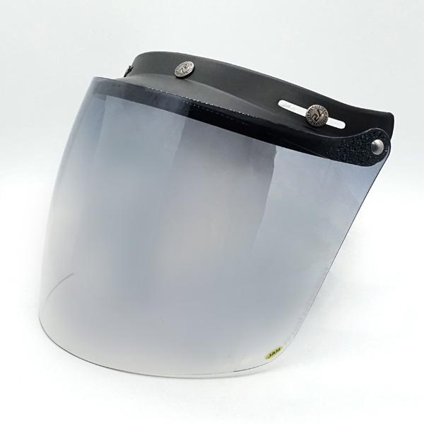 72JAM ジェットヘルメット シールド 開閉式 スクエアシールド フリップアップベース一体型 日焼け防止 メンズ レディース SSV06 | ブランド登録なし