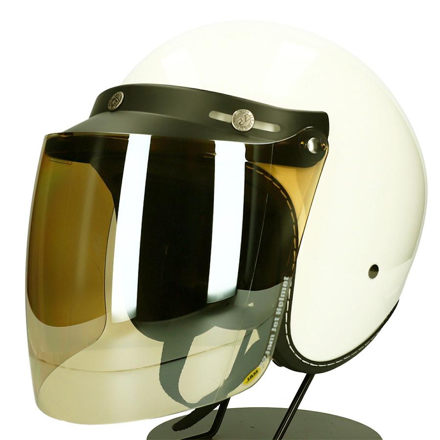 72JAM ジェットヘルメット シールド 開閉式 スクエアシールド フリップアップベース一体型 日焼け防止 メンズ レディース SSV07 | ブランド登録なし | 04